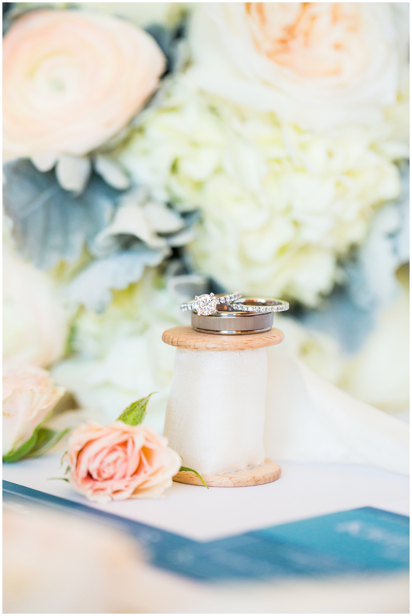 wedding rings details 