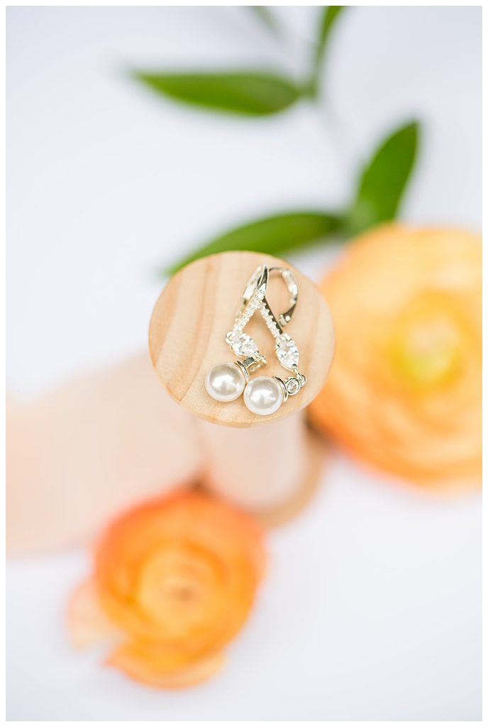 pearl dangle earrings for wedding day