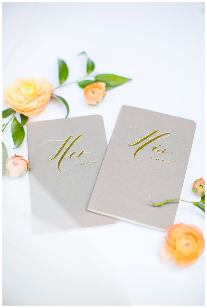 mr. and mrs. wedding vows booklets details