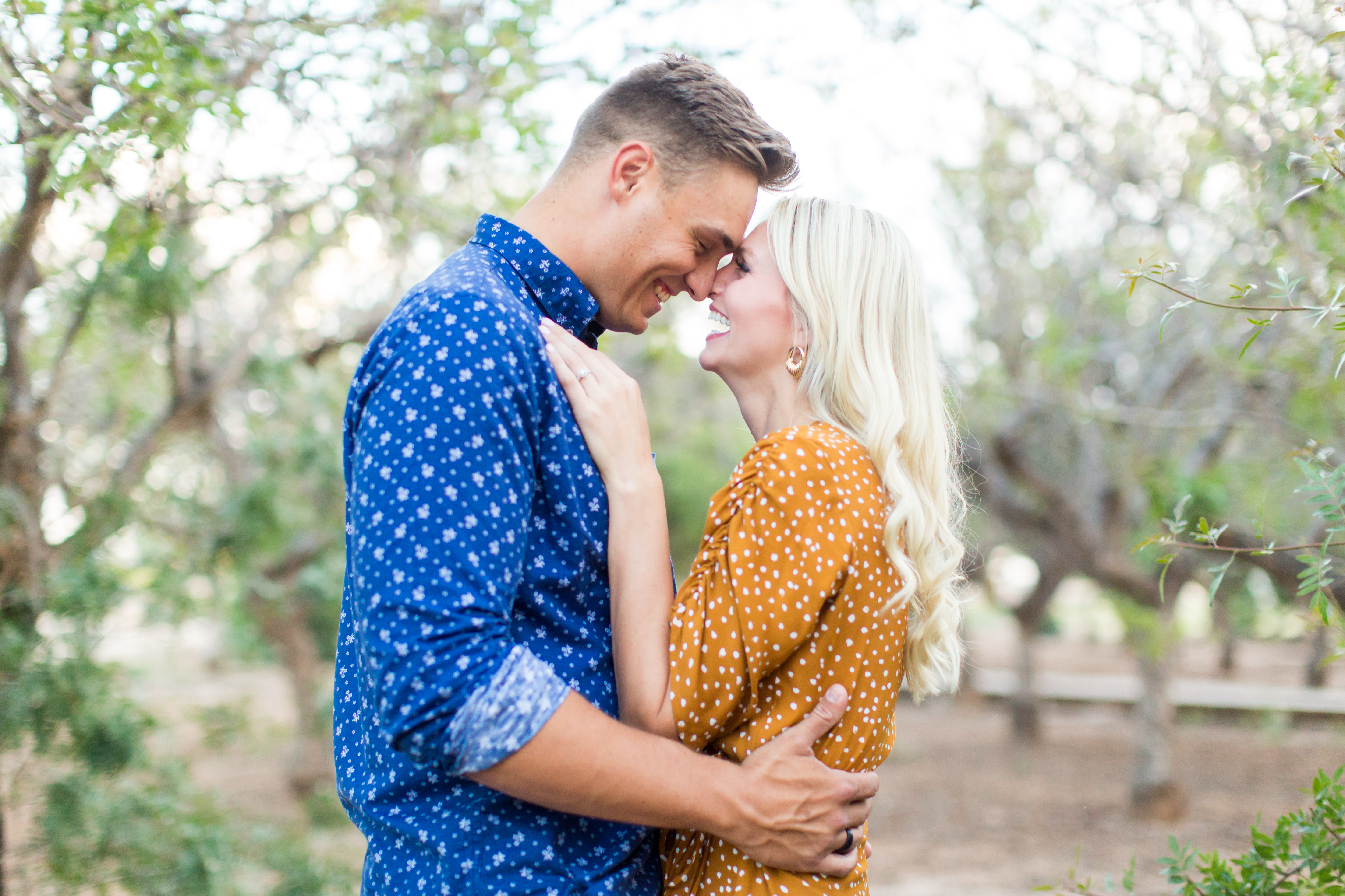 The Grove engagement session